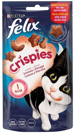 Felix Crispies Łosoś i Pstrąg 45g Felix Crispies Łosoś i Pstrąg 45g