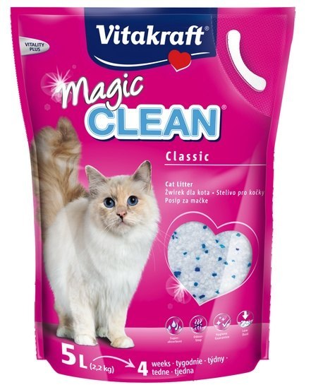 Żwirek Vitakraft Magic Clean silikonowy 5L