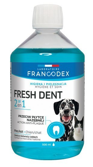 Francodex Fresh Dent płyn do higieny jamy ustnej 500ml
