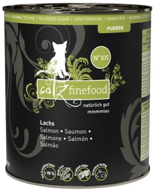 Catz Finefood Purrrr N.105 Łosoś puszka 750g Catz Finefood