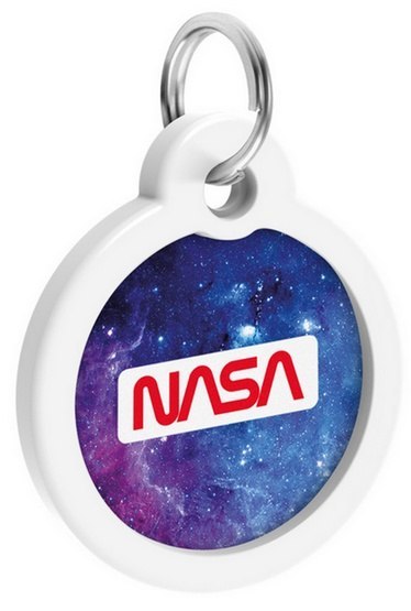Collar WauDog Smart ID Zawieszka z QR-paszportem okrągła 3cm NASA21 Collar