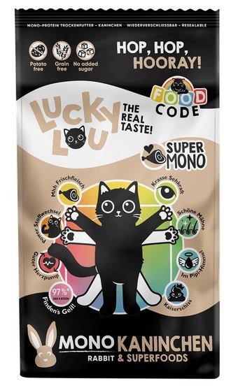Lucky Lou Food Code Mono Królik 750g