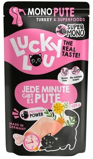 Lucky Lou SuperMono Indyk saszetka 125g Lucky Lou Lucky Lou SuperMono Indyk saszetka 125g Lucky Lou