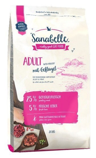 Sanabelle Adult Geflugel z drobiem 12kg