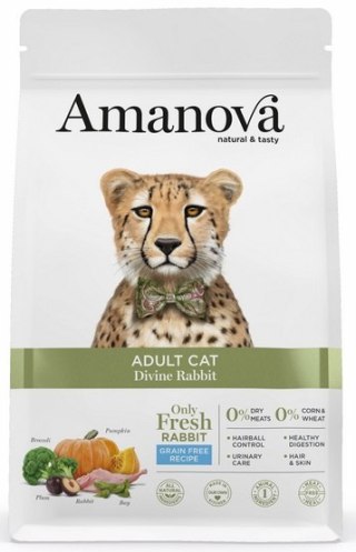 Amanova Cat Adult Divine Rabbit - królik 6kg
