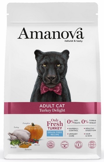 Amanova Cat Adult Turkey Delight - indyk 1,5kg Amanova