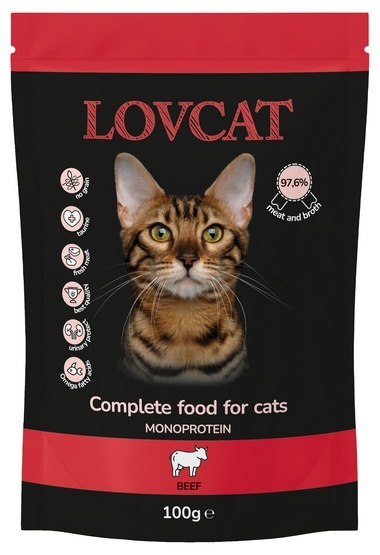Lovcat Pure Beef saszetka 100g Lovcat