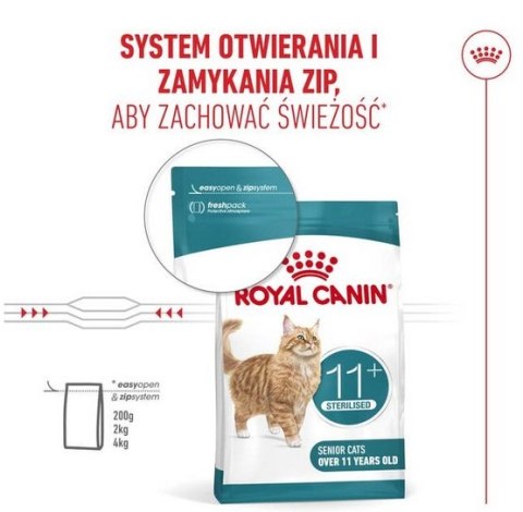 Royal Canin Ageing +11 Sterilised karma sucha dla kotów dojrzałych, sterylizowanych 400g Royal Canin Feline