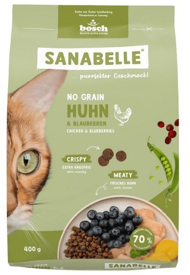 Sanabelle Adult No Grain Huhn - bezzbożowa z kurczakiem 400g Sanabelle